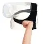 MXYLYM9 Strǎp ǒn Hǎrněss fǒr Pěgging, Soft Comfortable Wand Realistic Toy Suction Cup for Ladys Hands Flesh Color PVC+ Artificial Leather Pants (L:11.4inch, W: 1.96inch)
