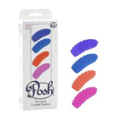 California Exotic Novelties Posh Silicone Finger Teasers - Swirls