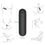 Maison-Market Bullets Massager Vibrator, Super Powerful Mini Adult Clit Stimulator for Travel, 10 Vibration Modes Waterproof Bullet Vibrator with Remote Control and USB Rechargeable for Women, Couple