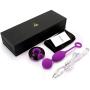 IMO Wireless Remote Control Vibrating Bullet Egg for Women or Couples - USB Rechargeable Dual Motors - Great Addition to Your Toy Box (Purple & Black,Discreet Package)