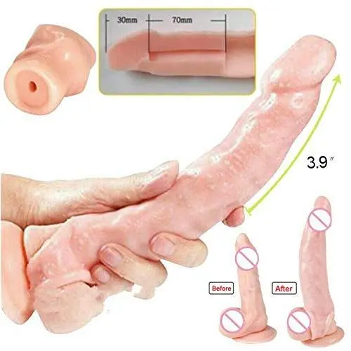 Silicone Cóndom Reusable Pênnís Sleeve Enlargement Toys for Men Chástity Clítoris Stímulator Pênnís Rings 10 INCH Silicone Cóndom Reusable Pênnís Sleeve Enlargement Toys for Men Chástity Clítoris Stímulator Pênnís Rings 10 INCH