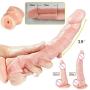 Silicone Cóndom Reusable Pênnís Sleeve Enlargement Toys for Men Chástity Clítoris Stímulator Pênnís Rings 10 INCH