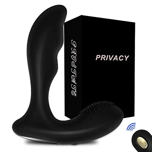 Handheld Electric Massager for Male Prostrate Massaging 12 Vibrations with Remote, Rechargeable and Waterproof Handheld Electric Massager for Male Prostrate Massaging 12 Vibrations with Remote, Rechargeable and Waterproof