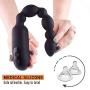 Double Motor Vibrating Anal Vibrator Prostate Massager with 7 Vibration modes, Treediride Rechargeable Waterproof Vibrating G Spot P Spot Vaginal Beads Butt Plug Sex Toy