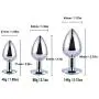 Skyvan 3PCS Steel Jeweled Sexy Stimulation Anal Butt Plugs Toys for Adult (Rose red) Skyvan 3PCS Steel Jeweled Sexy Stimulation Anal Butt Plugs Toys for Adult (Rose red)