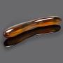 Glass Pleasure Wand Golden Crystal Dildo G Spot Stimulation Masturbation Wand Sex Toy for Women