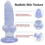 HPPYTS Soft Personal Relax Massager Comfortable Small Training Expander Insert Toys Stǐck Strong Suction Cup- Blue of Love