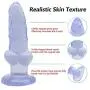HPPYTS Soft Personal Relax Massager Comfortable Small Training Expander Insert Toys Stǐck Strong Suction Cup- Blue of Love