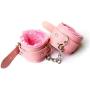 kanersty 10Pcs Adjustable Faux Leather Bondage Kit Adult Sex Toys Handcuffs Nipple Clips