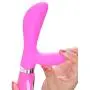 Silicone Dual Action Vibrator Women Sex Toy G-Spot and Clit Massager Orgasm Stimulator Silicone Dual Action Vibrator Women Sex Toy G-Spot and Clit Massager Orgasm Stimulator
