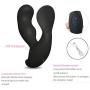 SEXBAY Anal Sex Toy Prostate Massager Silicone Vibrator for Men Women and Couples 10 Speeds Powerful Vibrating Butt Plug for Male Female Masturbator Waterproof Rechargeable Heating Black