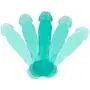 MXYLYM1 Stráp ǒn for Sèx Women, Green Transparent Super Realistic Simulated Toy Relaxation Pressure Waterproof 7.48" Long 1.57" Wid Smaller and More Portable
