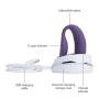 WE-VIBE Sync Adjustable Couples Vibrator with Remote or Pairing App, Powerful Vibrations, Waterproof, USB Rechargeable with 30 ML We-Vibe Lube