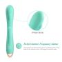 Utimi G Spot Rabbit Vibrator Adult Sex Toys for Women Rechargeable 8-Speed Clitoris Stimulator with Dual Motors, Light Green