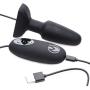 Master Series Popper Plug 7X Rechargeable Vibrating Silicone Anal Plug, Small
