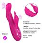 10-Speed Vibration Massager, Waterproof, Silent, Silicone, Sports Recovery and Muscle Pain, Viberate Toys(Pink)