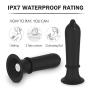 YUXINGER 9 Ví-brátions Modes án-al Víbrátor s Bútt Pl-ùg Stimulate Women Men Dido  Adùlt Silicone Massager Toy - Black