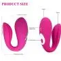 Couple Vibrator & G Spot Vibrator Remote Partner Vibrator Waterproof Rechargeable Dual Pleasure 12 Vibration Clitoris Nipple Vagina Orgasm Vibrator Sex Toy for Women Solo or Couples Fun (Pink1) Couple Vibrator & G Spot Vibrator Remote Partner Vibrator Waterproof Rechargeable Dual Pleasure 12 Vibration Clitoris Nipple Vagina Orgasm Vibrator Sex Toy for Women Solo or Couples Fun (Pink1)