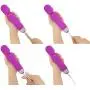 Personal Cordless Massager Wand by MagicStick Handheld Waterproof + Powerful Motor and High Quality Silicone Great for Therapeutic Massage and Relaxation 20 Vibration Patterns + 8 Speeds Mini (Purple) Personal Cordless Massager Wand by MagicStick Handheld Waterproof + Powerful Motor and High Quality Silicone Great for Therapeutic Massage and Relaxation 20 Vibration Patterns + 8 Speeds Mini (Purple)
