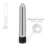 7 Inch Slim Massager, Handheld Massager,Power Vibrating Massager Stick, Silver