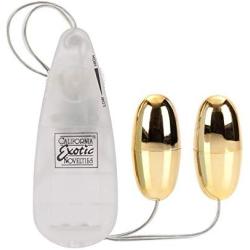 California Exotics Pocket Exotic Vibrating Double Gold Bullets