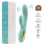 LED Wireless Waterproof Vibrator 10 Kinds of Silent Vibration Mode and USB Cable Charging is Safer and More Convenient for Bedroom, Patio, Garden, Yard, Parties, Wedding