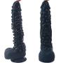 FAAK Suction Silicone Animal Dildo with Octopus Skin Stimulating Bumpy Adult Sex Novelties Fetish Toy Big Penis Large Cock Black Dick Female Masturbation