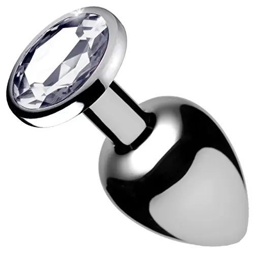 Booty Sparks Clear Gem Anal Plug, Medium