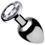 Booty Sparks Clear Gem Anal Plug, Medium