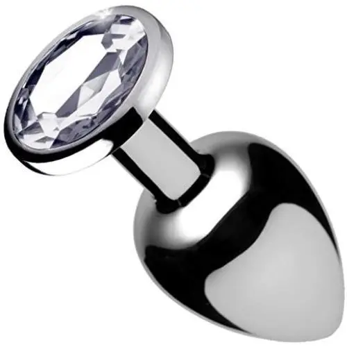 Booty Sparks Clear Gem Anal Plug, Small Booty Sparks Clear Gem Anal Plug, Small