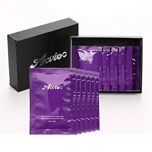 ACVIOO Natural Personal Lubricant,Water-Based, Sex Lube for Women,Men or Couple,Travel Set,8 mL (12 pcs in Gift Box) ACVIOO Natural Personal Lubricant,Water-Based, Sex Lube for Women,Men or Couple,Travel Set,8 mL (12 pcs in Gift Box)