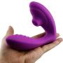 Qbyoop 10 Frequency Sucking Wand Massage, Wearable Perfect Clǐt-Oral Sucking VǐbRator Excited (Color : Purple)