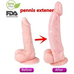 Wearable Rod Extension Enhancer Girth Extender Sleeve for Men Male 10 INCH New