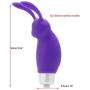 Wytinug Rabbit Silicone Vibe Messager Stimulator Women Couple Fun Bedroom Toy