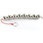 Alician Bendable Smooth Stainless Steel Anal Beads Metal 3/5/7/8 Ball for Couples Anal Sex Game Masturbation J01 8 Balls