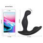 Vibrating Prostate Massager Flashlight Rotating Bat Butt Plug Remote Control Vibrator with 9 Speed and 5 Rotating Modes Waterproof Rechargeable Anal Sex Toy for Beginner and Advanced Users