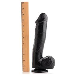 Master Series Mighty Midnight 10 Inch Dildo with Suction Cup