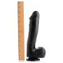 Master Series Mighty Midnight 10 Inch Dildo with Suction Cup