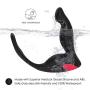PHANXY® 3 in 1 Remote Controlled Vibrating Prostate Massager/Vibrator with Cock Ring and Ball Loop 9 Speeds G Spot Vibrator Waterproof Anal Sex Toy for Men Women and Couples