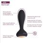 SVAKOM Julie Anal Plug Prostate Massager Adult Sex Toys For Men Remote Control Waterproof Rechargeable Sensuality Anal Vibrators Clitoral Stimulator Toy And Vies For Women Sex Discreet Package(Black)