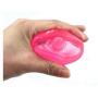 NINEGA Multi Speed Vibrating Oral Juicy Clit Pussy Lips Bullet with Suction Cup Pump Vibrate Toy for Women Pink