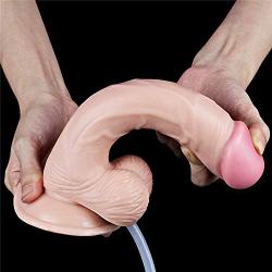 9 inch Squirting Dildo Ejaculating Cumming Dildo,Realistic Anal Dildo Anal Sex Toy Strap on Realistic Dildo Suction Cup Dildo Big Dildo