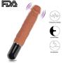 LSANNUY Relax Massage Wand Wand Massage Wand with 10 Powerful Speeds & Astonishing 10 Modes, Rechargeable Handheld Body Massage Wand Waterproof Silicone Flesh Silicone Pleasure Toy
