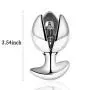 YiFeng Opening Lotus Anal Plug, Heavy Duty Stainless Steel Anal Trainer Butt Expander with Lock YiFeng Opening Lotus Anal Plug, Heavy Duty Stainless Steel Anal Trainer Butt Expander with Lock