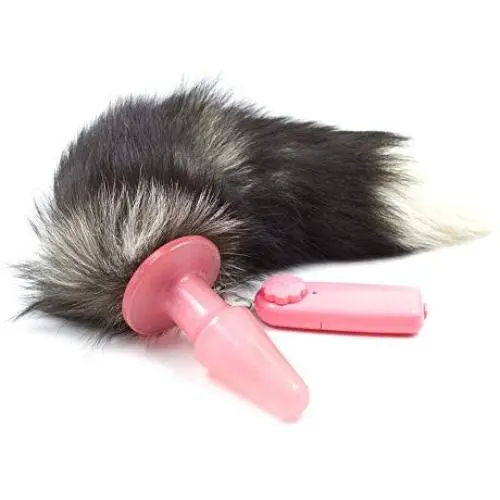 YiFeng Faux Fox Tail Anal Trainer Butt Plug Insert Stopper Back Hole Sex Massager 10 YiFeng Faux Fox Tail Anal Trainer Butt Plug Insert Stopper Back Hole Sex Massager 10
