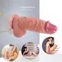 XXL Huge Dildo with Testicles and Obvious Glans, Sex Toy with Powerful Suction Cup for Pure Pleasure, You Can Get Into Intense Orgasms (Huge Dildo)