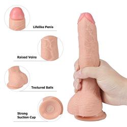 8.6 Inches Waterproof Rechargeable 20 Multi-Speed Vibrations Remote Control Massage Wand Personal Rotating Handsfree Body Relax Massage - Electric Toy for Women