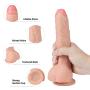 8.6 Inches Waterproof Rechargeable 20 Multi-Speed Vibrations Remote Control Massage Wand Personal Rotating Handsfree Body Relax Massage - Electric Toy for Women