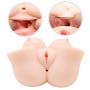 Lifelike Silcone Dolls Mens Male Adult Toys,Best Men Couples Artificial 3D Realistic Toys for Men Male with 2 Entries Silicone Cup Underwear,t-Shirt