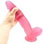 12 Inch Huge Dildo,Big Size Dildo With Strong Suction Cup, Higher Cost Performance V828LL(Clear Pink)